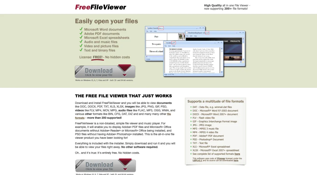 Interface Freefileviewer : fonctionnalités, prix, alternatives