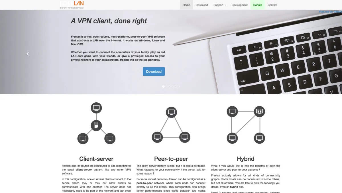 Interface freelan : fonctionnalités, prix, alternatives