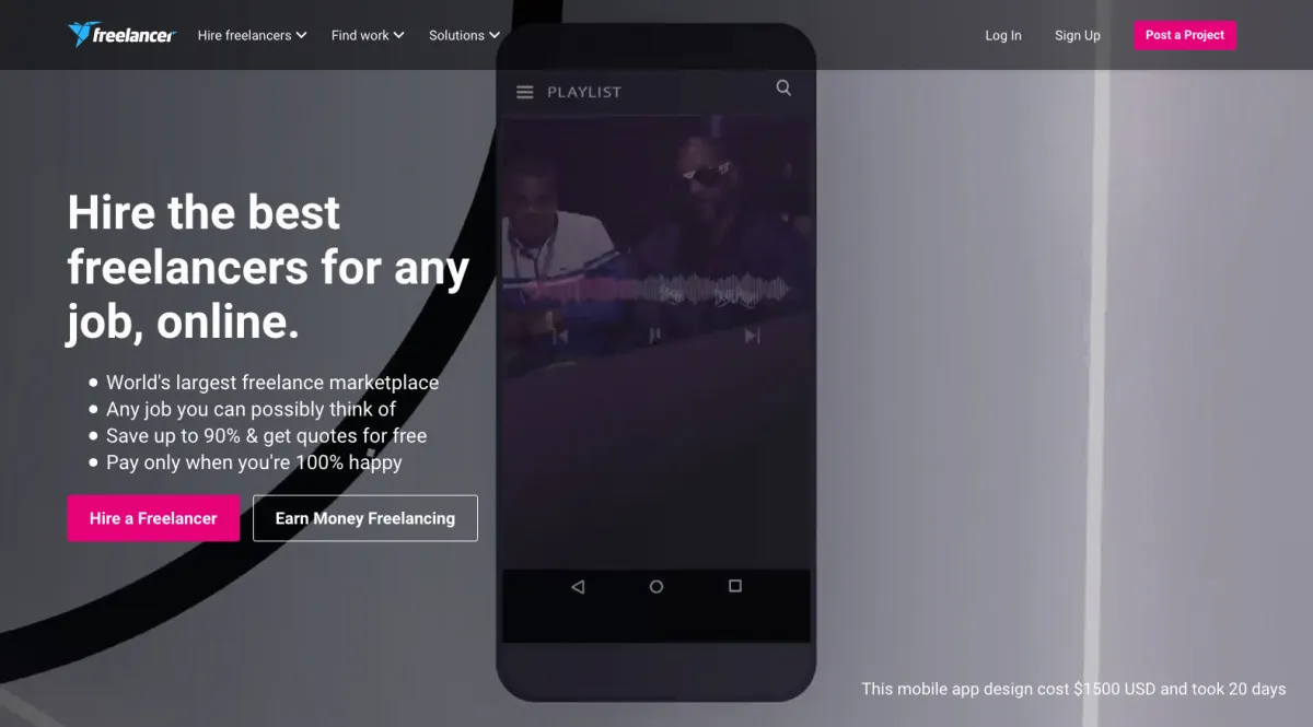 Interface Freelancer : fonctionnalités, prix, alternatives