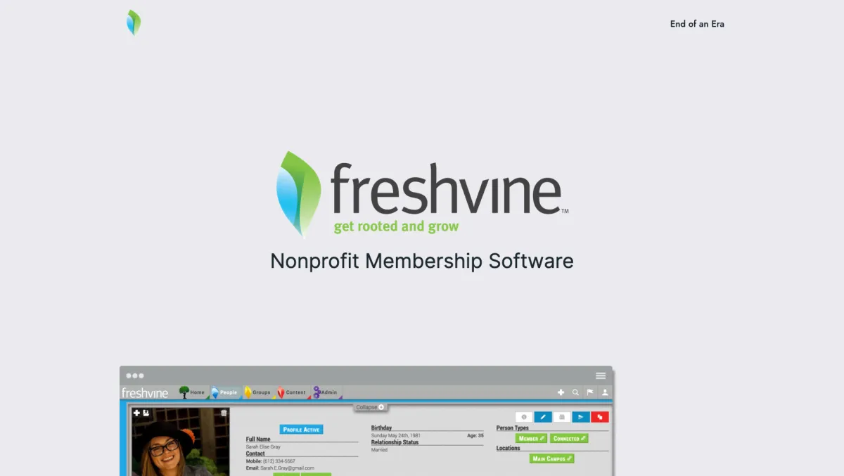 Interface Fresh Vine : fonctionnalités, prix, alternatives