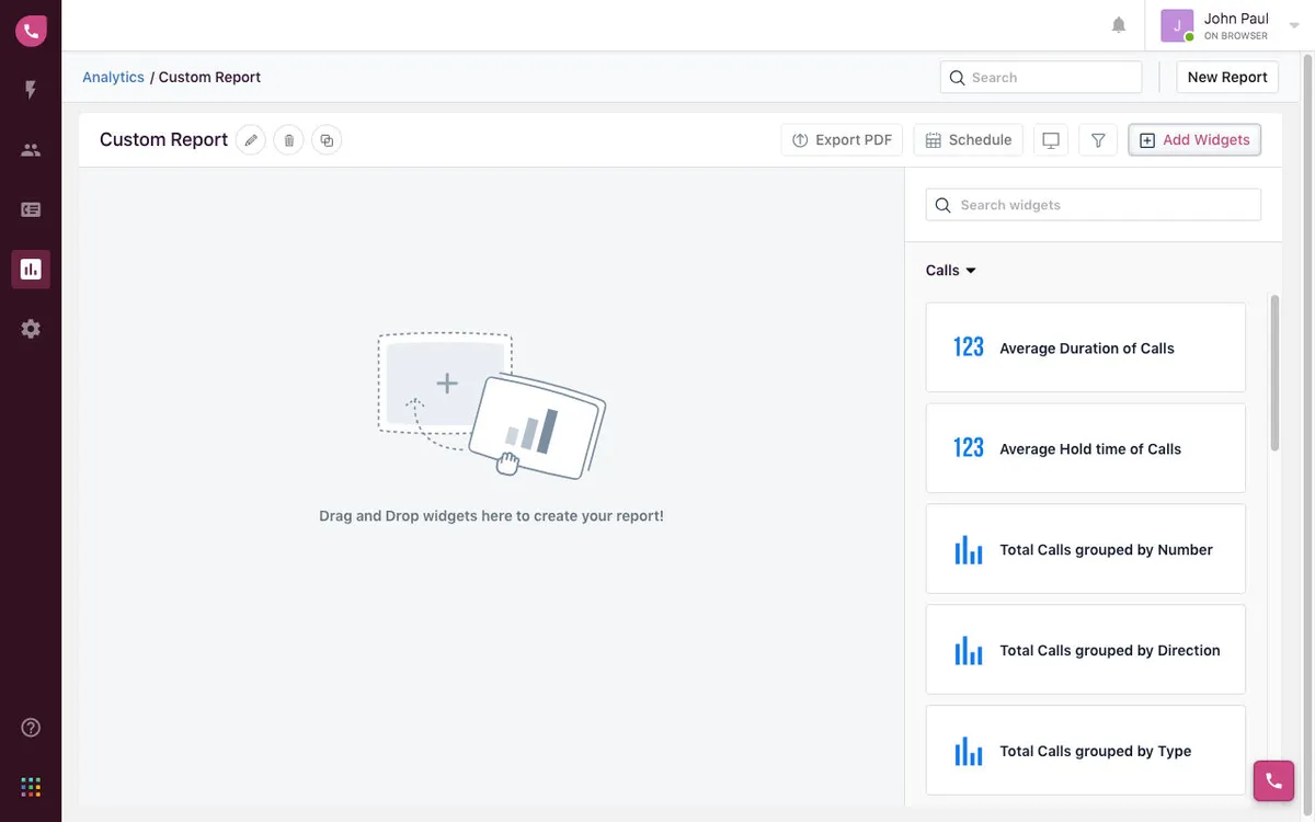 Interface Freshcaller: image, ergonomie, alternatives Interface Freshcaller: image, ergonomie, alternatives