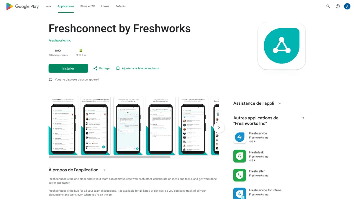 Interface Freshconnect : fonctionnalités, prix, alternatives