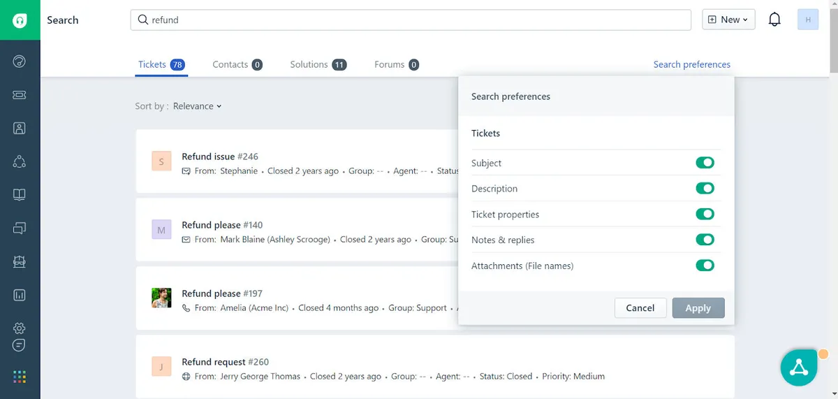 Freshdesk est un logiciel de FAQ populaire qui existe en version gratuite ou payante (à partir de 15 €) Freshdesk est un logiciel de FAQ populaire qui existe en version gratuite ou payante (à partir de 15 €)