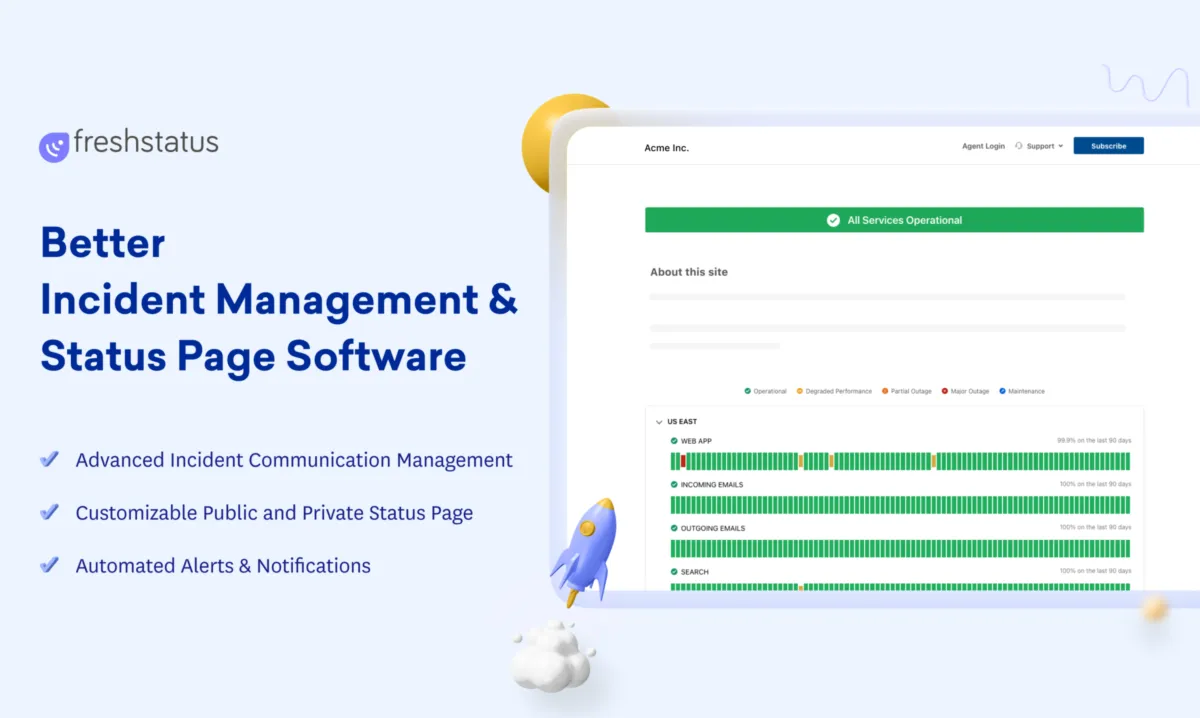 Notre avis sur Freshstatus : un logiciel de gestion des incidents à découvrir