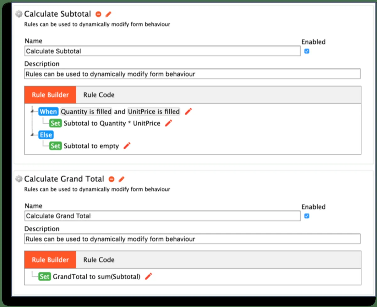 Interface Frevvo: fonctionnalités, prix, alternatives