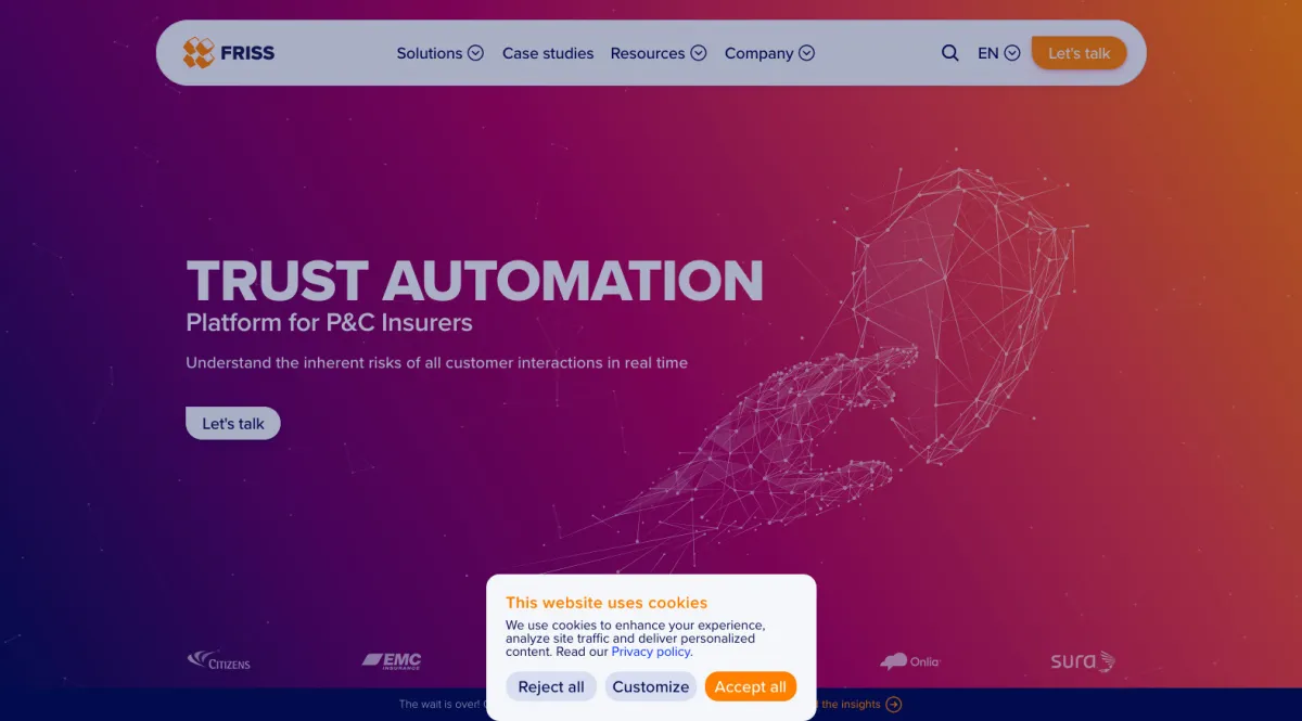 Interface FRISS : fonctionnalités, prix, alternatives