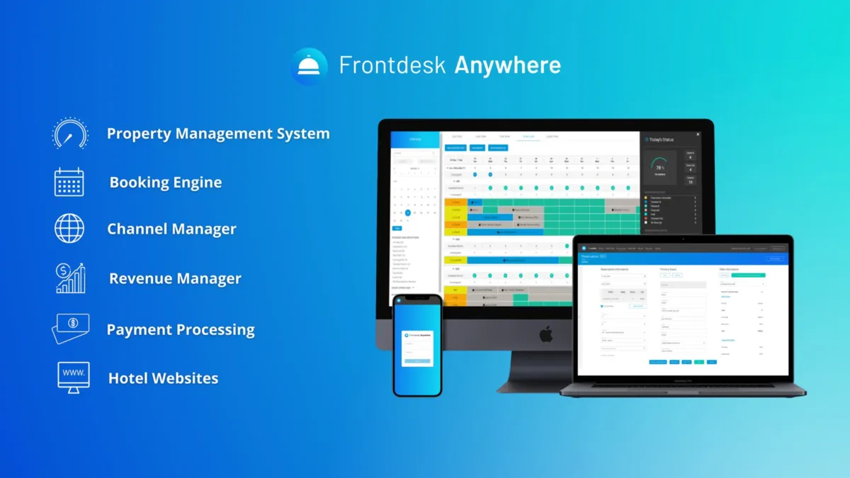 Notre avis sur Frontdesk Anywhere : un logiciel de gestion hôtelière (PMS: property management system) à découvrir