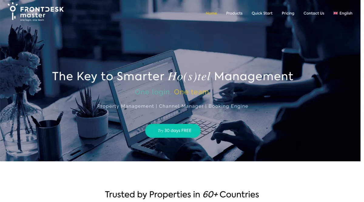 Interface FrontDesk Master : fonctionnalités, prix, alternatives