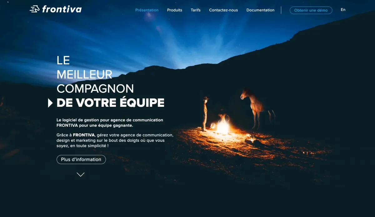 Interface Frontiva : fonctionnalités, prix, alternatives
