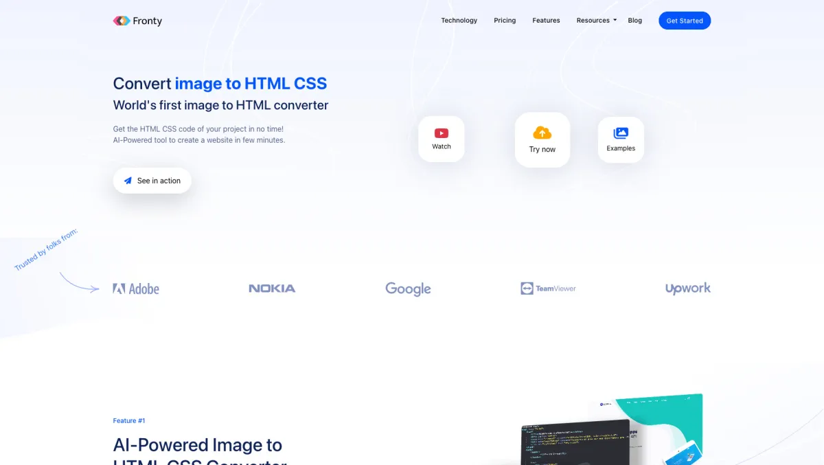 Interface Fronty : image, ergonomie, alternatives