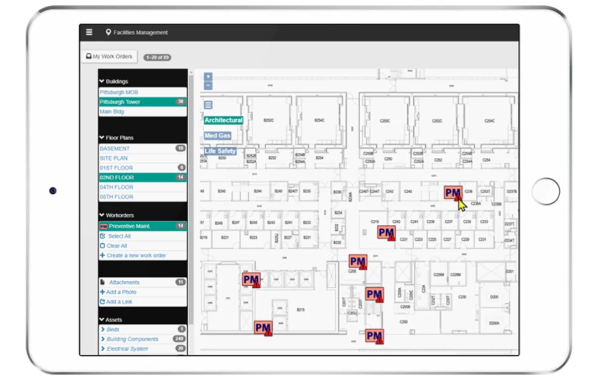Interface FSI CMMS: fonctionnalités, prix, alternatives