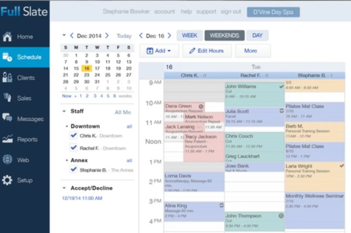 Interface Full Slate: fonctionnalités, prix, alternatives