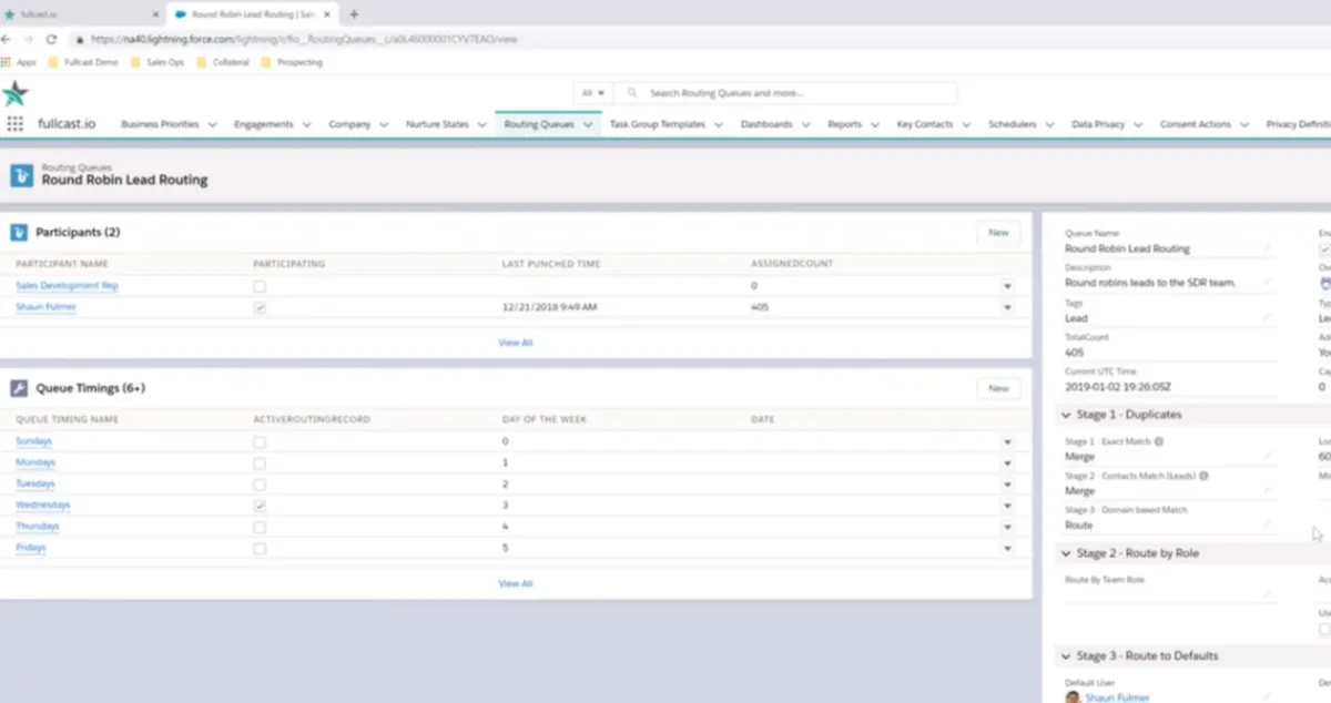 Interface Fullcast: image, ergonomie, alternatives