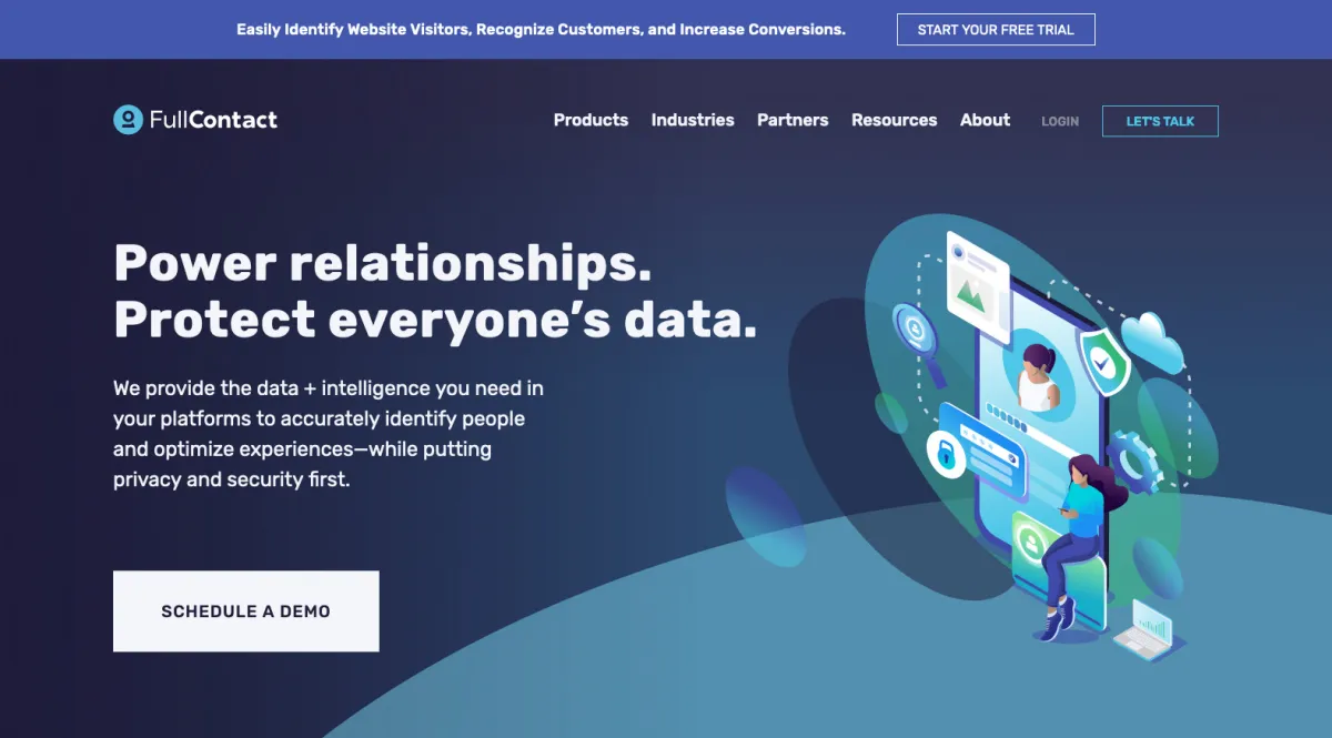 Interface FullContact : fonctionnalités, prix, alternatives