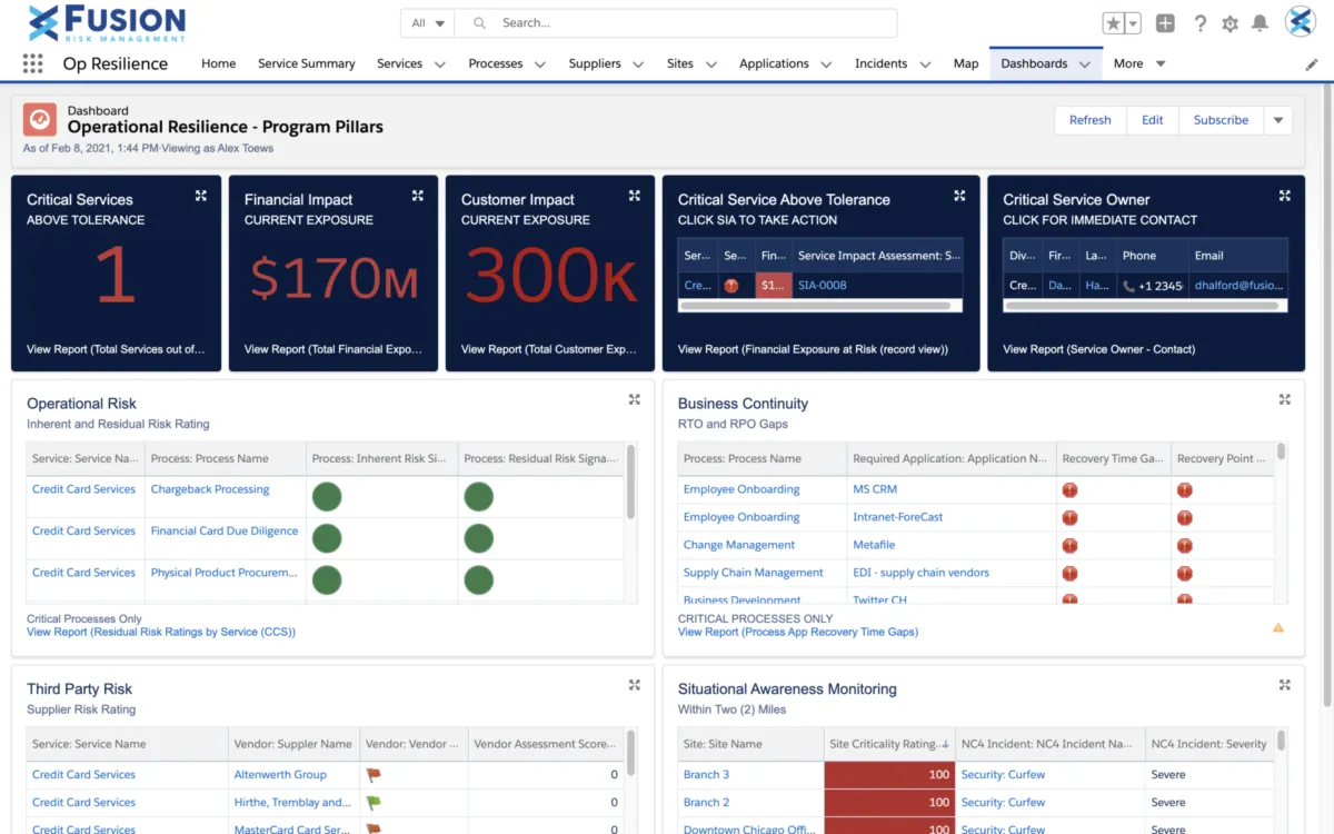 Notre avis sur Fusion Framework System : un logiciel de gestion des risques à découvrir