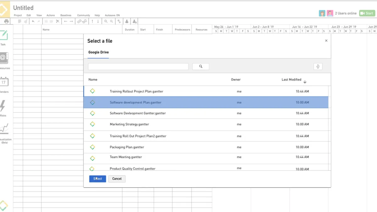 Gantter: avis sur le logiciel de diagramme de Gantt: fonctionnalités, avantages, inconvénients et tarifs Gantter: avis sur le logiciel de diagramme de Gantt: fonctionnalités, avantages, inconvénients et tarifs