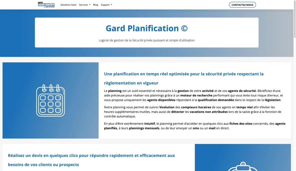 Notre avis sur Gard Planification : un logiciel de sécurité physique à découvrir