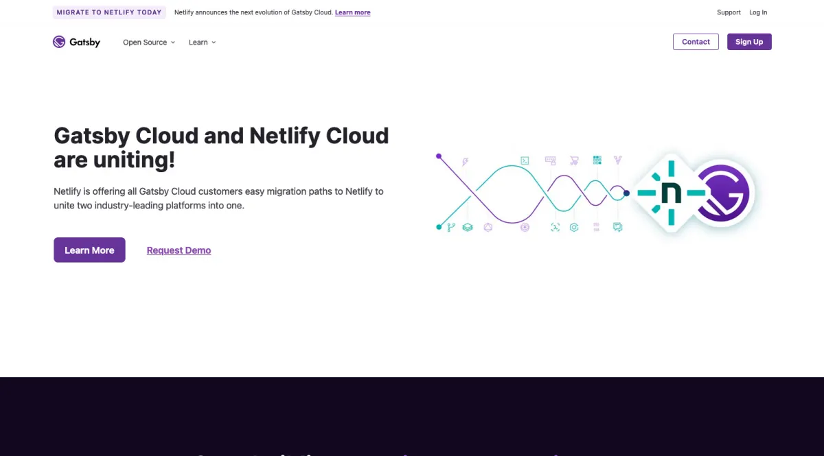 Interface GatsbyJS : fonctionnalités, prix, alternatives