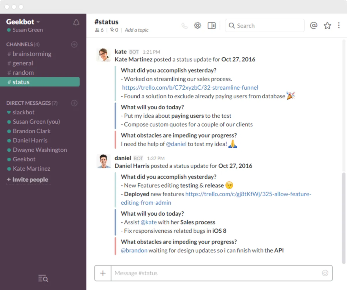 Notre avis sur GeekBot : un logiciel de gestion des tâches à découvrir