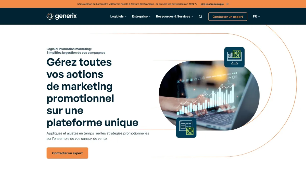 Interface Generix Marketing Des Ventes : fonctionnalités, prix, alternatives