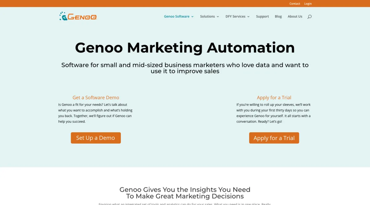 Interface Genoo : image, ergonomie, alternatives