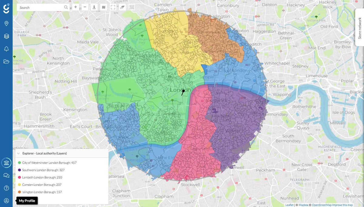 Interface Geoblink: fonctionnalités, prix, alternatives Interface Geoblink: fonctionnalités, prix, alternatives