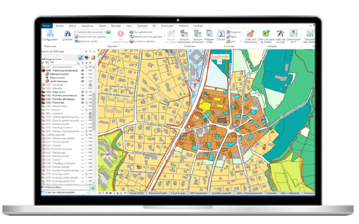 Geoconcept GIS est un logiciel SIG très réputé en entreprise car il dispose de nombreuses fonctionnalités et intégrations tierces Geoconcept GIS est un logiciel SIG très réputé en entreprise car il dispose de nombreuses fonctionnalités et intégrations tierces