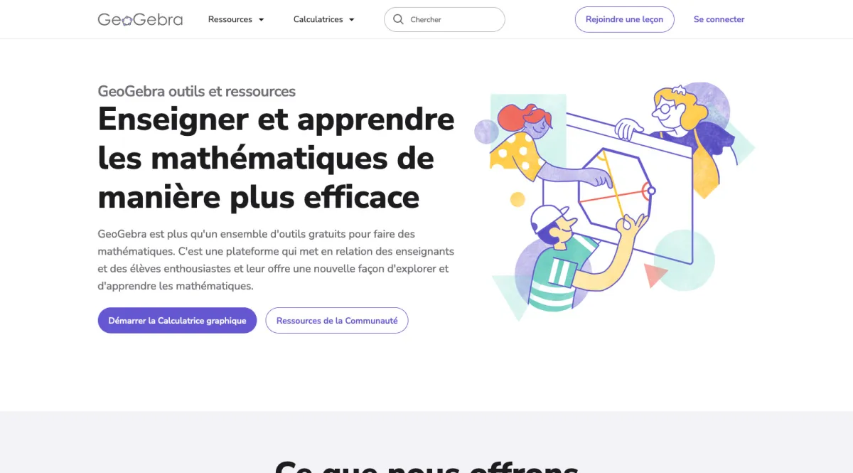 Interface GeoGebra : fonctionnalités, prix, alternatives