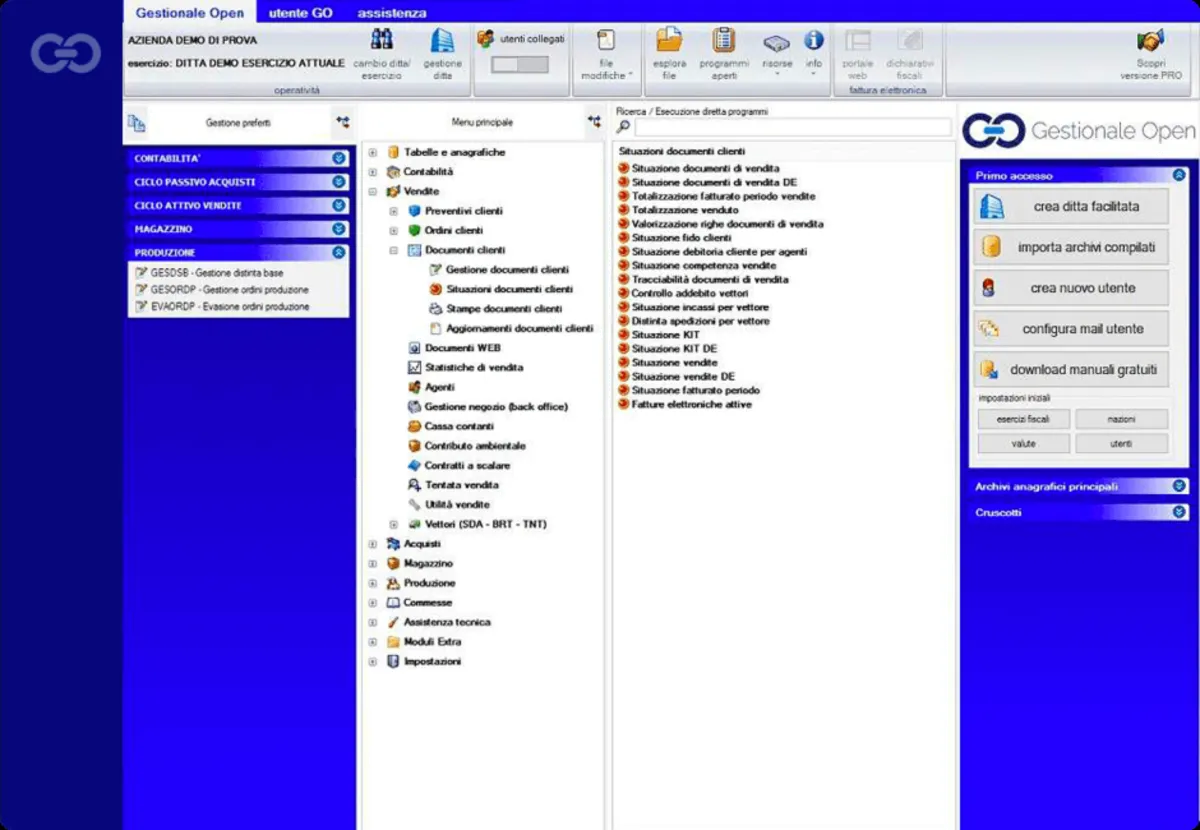 Gestionale Open: avis sur le logiciel de gestion des opérations: fonctionnalités, avantages, inconvénients et tarifs Gestionale Open: avis sur le logiciel de gestion des opérations: fonctionnalités, avantages, inconvénients et tarifs