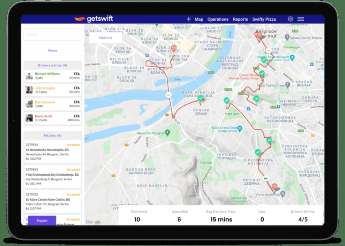 GetSwift: avis sur le logiciel de gestion de flotte automobile: fonctionnalités, avantages, inconvénients et tarifs GetSwift: avis sur le logiciel de gestion de flotte automobile: fonctionnalités, avantages, inconvénients et tarifs