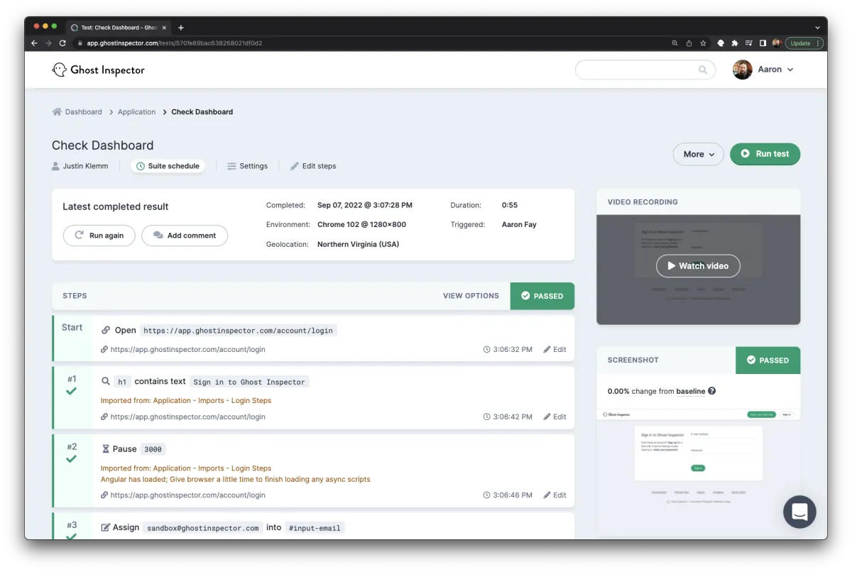 Comparez les fonctionnalités, avis utilisateurs et prix de nombreux logiciels de test de logiciels comme Ghost Inspector Comparez les fonctionnalités, avis utilisateurs et prix de nombreux logiciels de test de logiciels comme Ghost Inspector