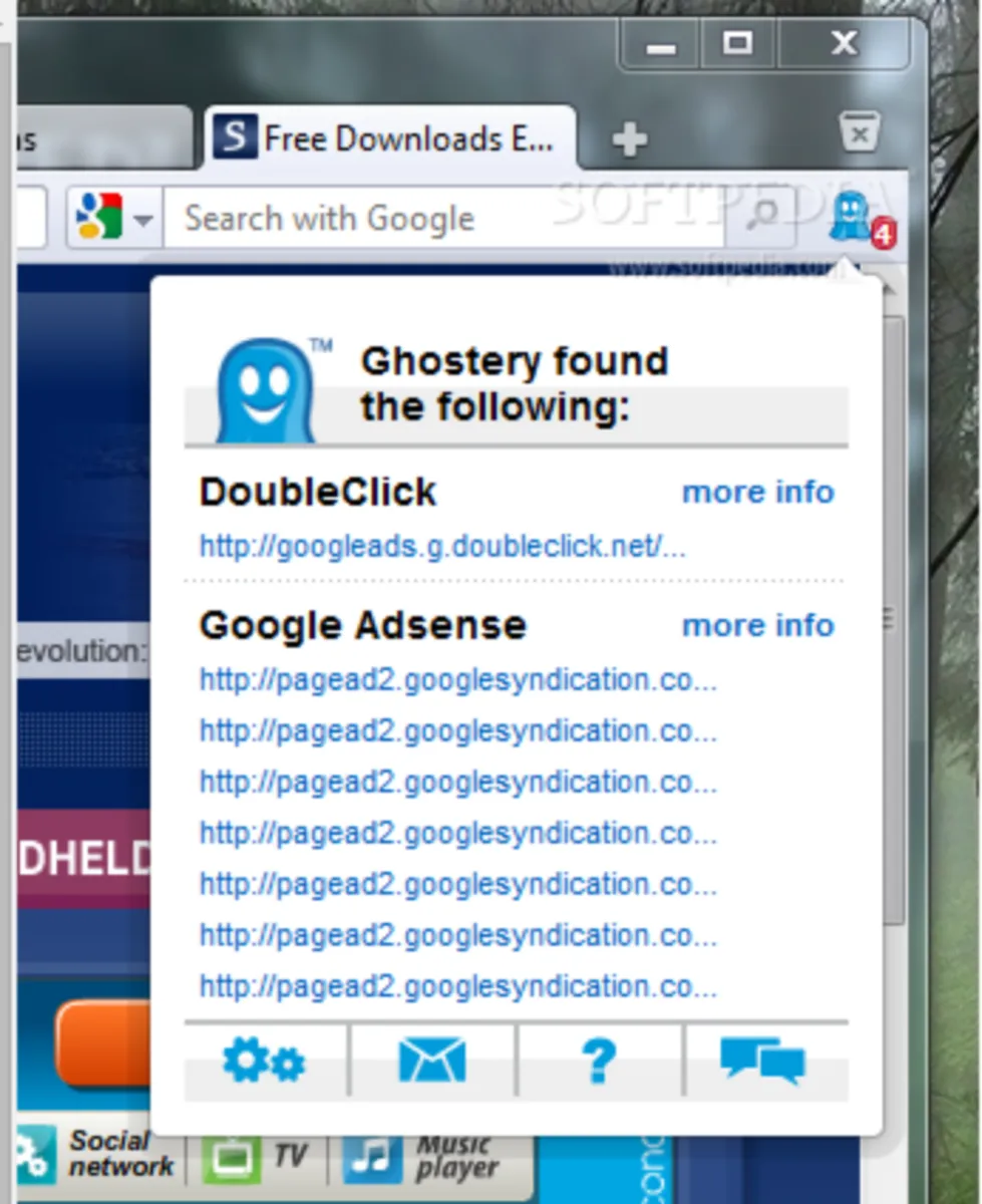 Interface Ghostery: fonctionnalités, prix, alternatives Interface Ghostery: fonctionnalités, prix, alternatives