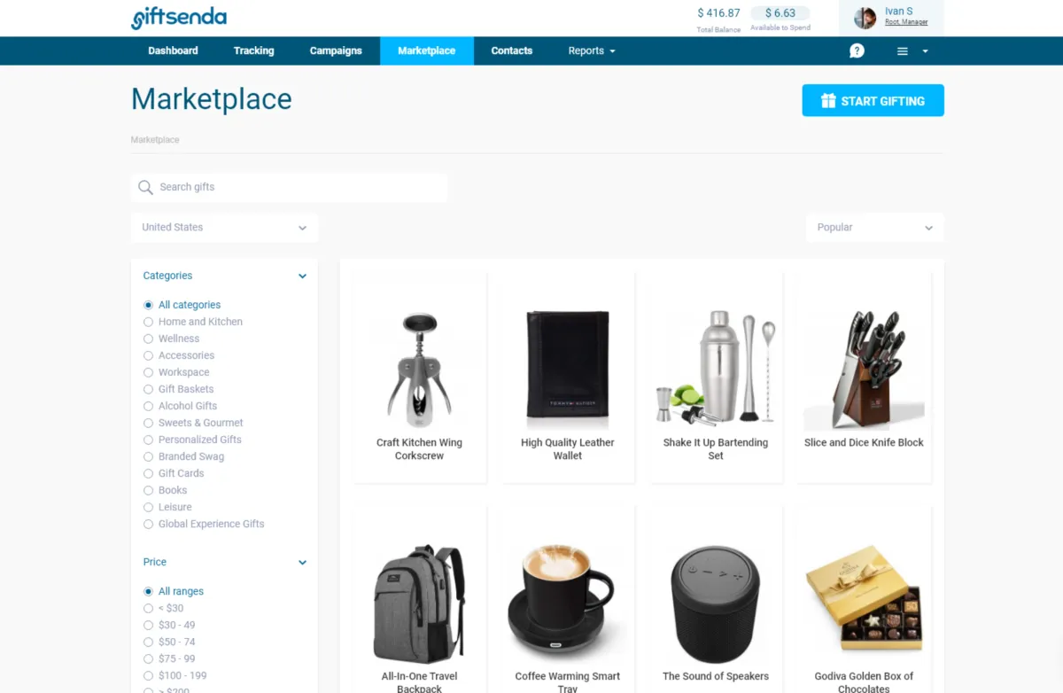 Notre avis sur Giftsenda : un logiciel de marketing automation à découvrir