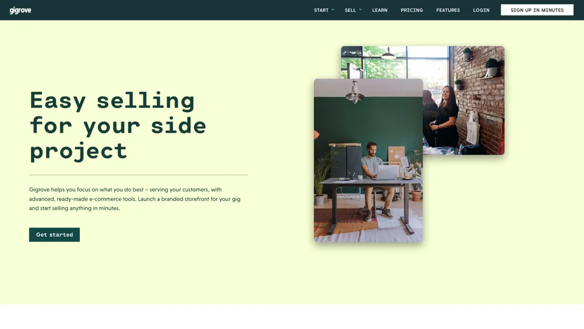 Interface Gigrove : fonctionnalités, prix, alternatives