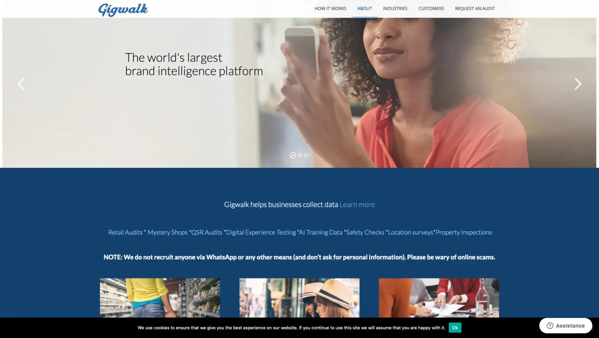 Interface Gigwalk : fonctionnalités, prix, alternatives