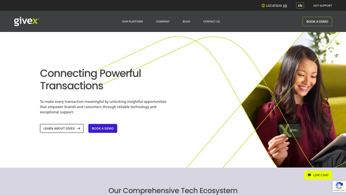Interface Givex : fonctionnalités, prix, alternatives