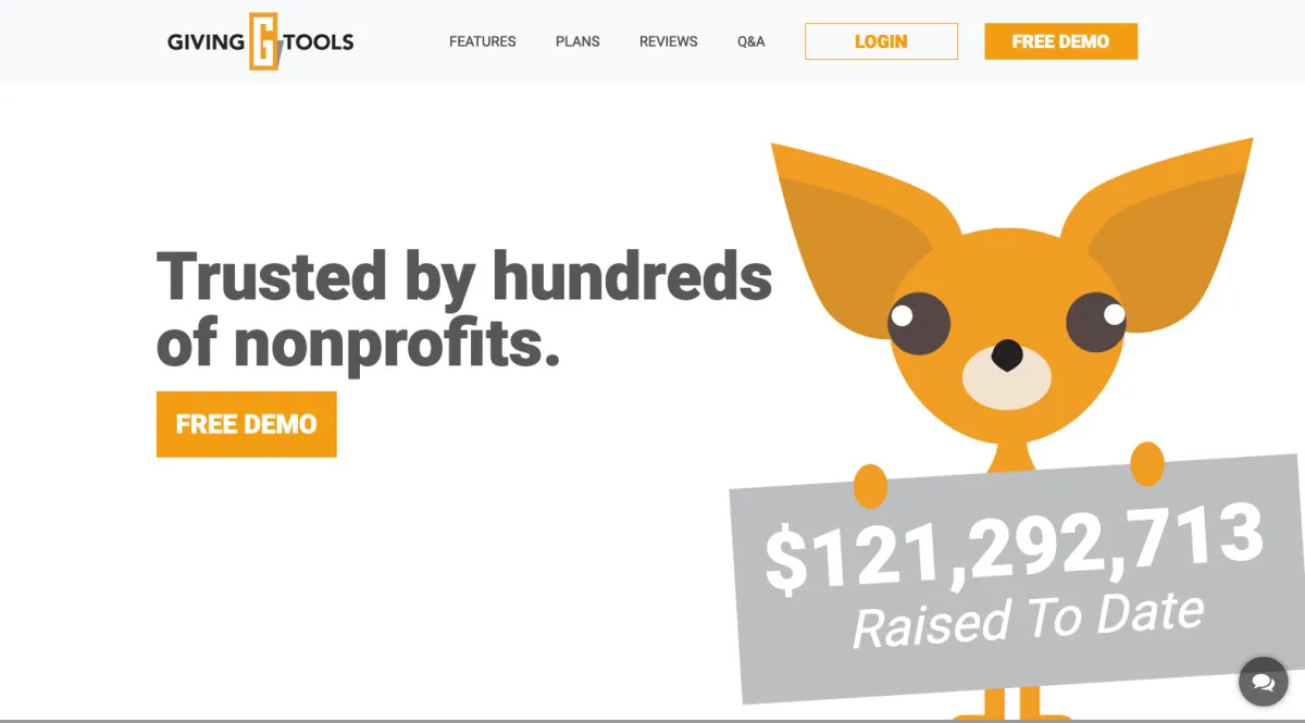 Interface GivingTools : fonctionnalités, prix, alternatives