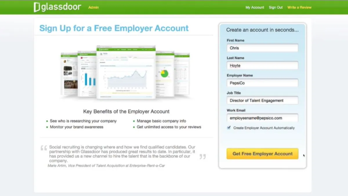 Notre avis sur Glassdoor : un logiciel de job board (site emploi) à découvrir