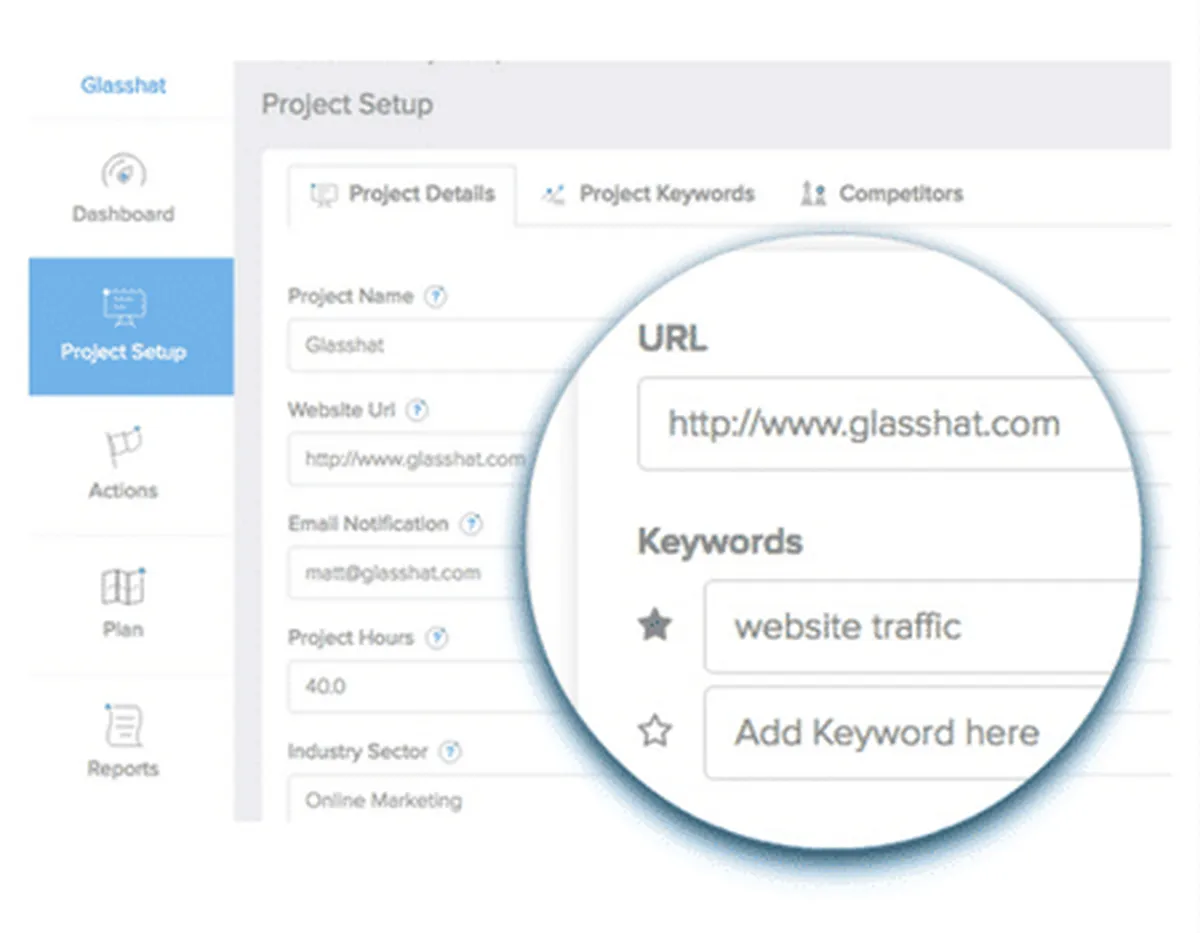 Notre avis sur Glasshat : un logiciel de référencement gratuit (SEO: search engine optimization) à découvrir