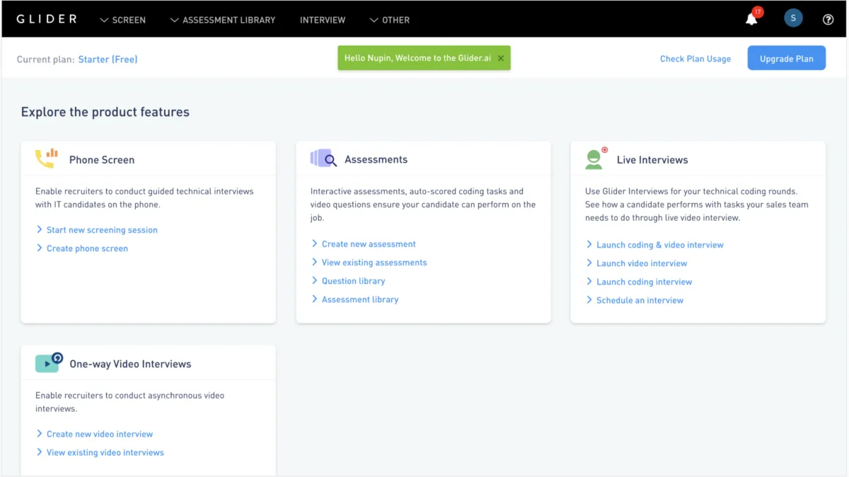 Interface GLIDER: image, ergonomie, alternatives Interface GLIDER: image, ergonomie, alternatives