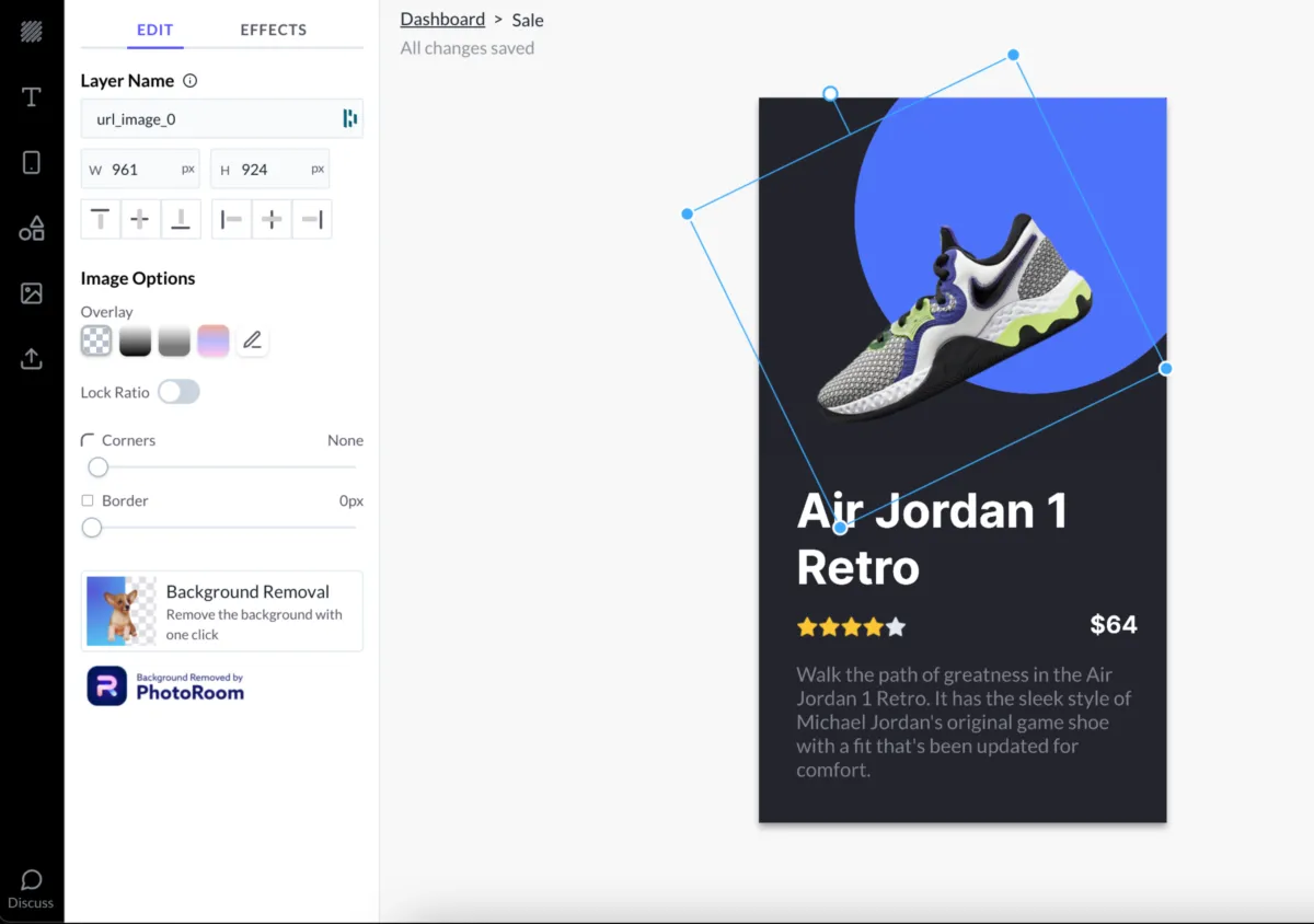 Interface Glitterly: image, ergonomie, alternatives