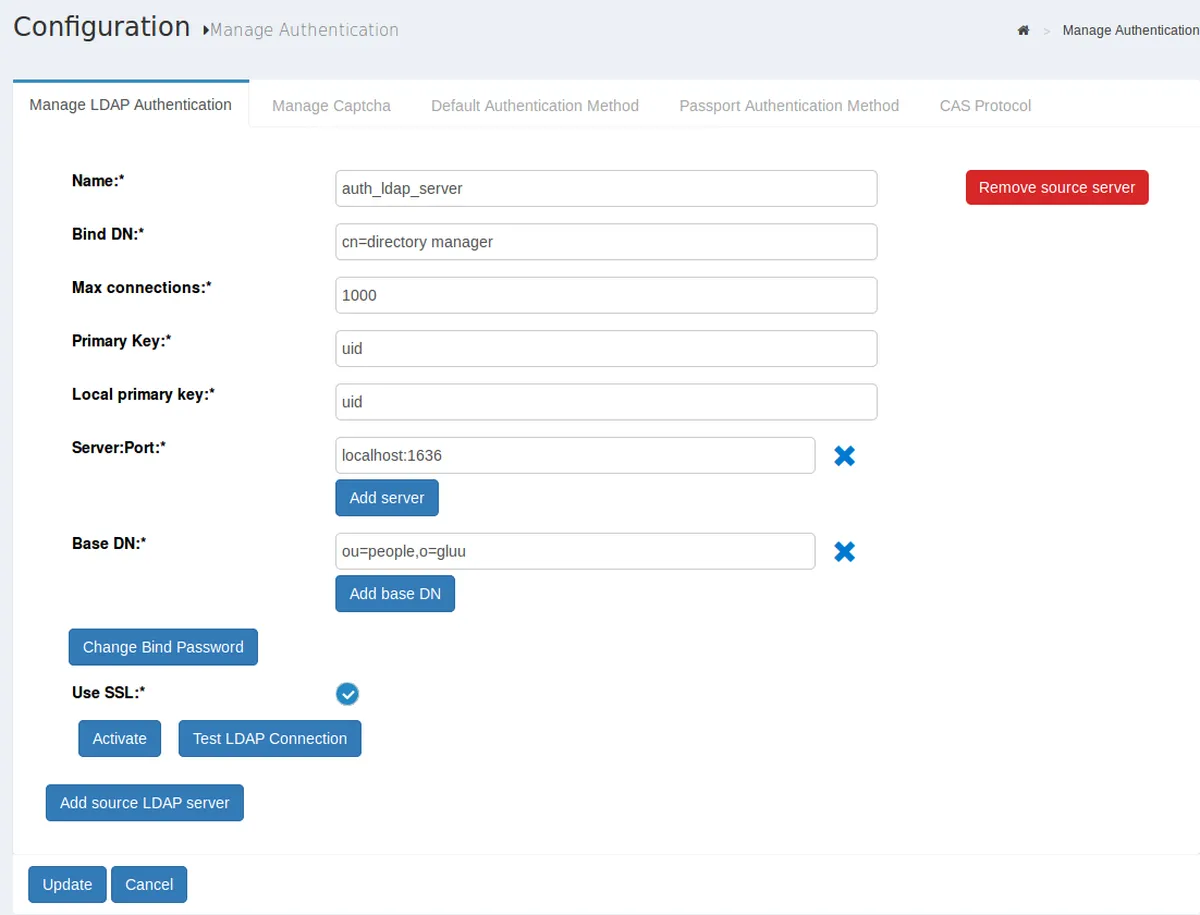 Interface Gluu: image, ergonomie, alternatives