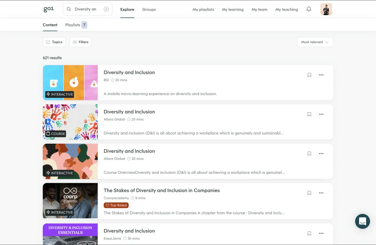 Notre avis sur GO1 : un logiciel de formation à découvrir Notre avis sur GO1 : un logiciel de formation à découvrir