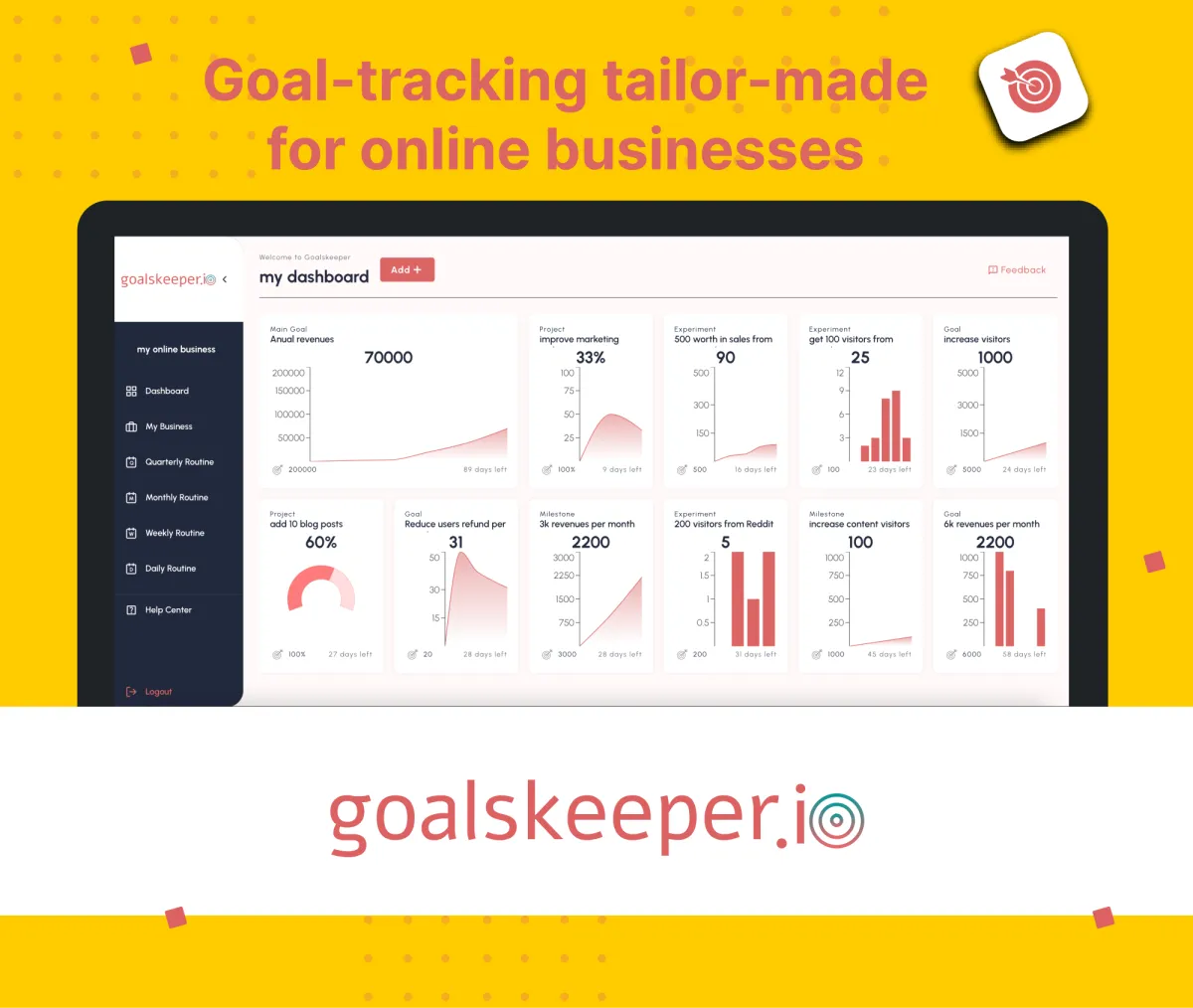 Notre avis sur goalskeeper.io : un logiciel de gestion des tâches à découvrir