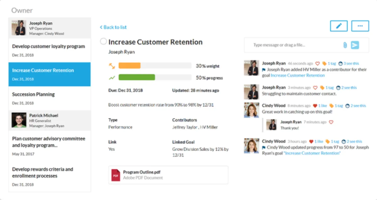 Notre avis sur GoalSpan : un logiciel de gestion des performances de l'entreprise (KPI / CPM) à découvrir