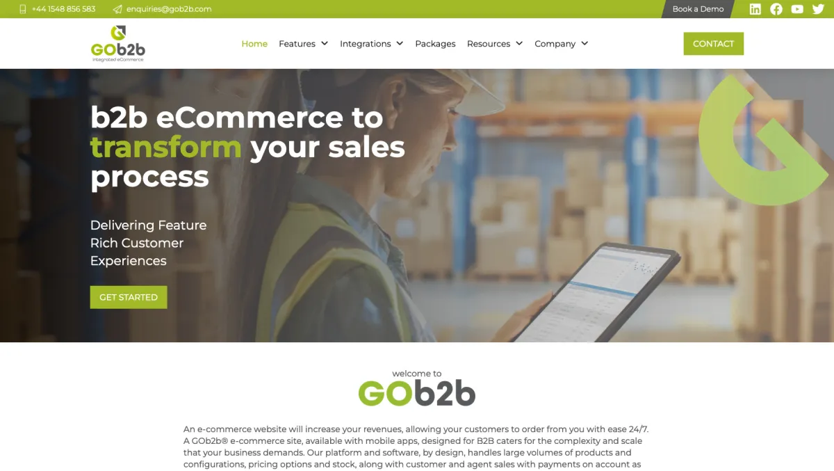 Interface GOb2b : fonctionnalités, prix, alternatives