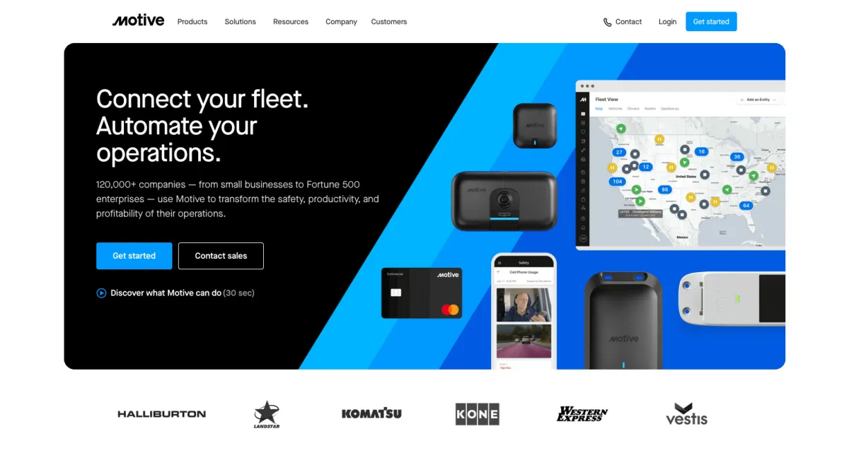 Interface GoMotive : fonctionnalités, prix, alternatives