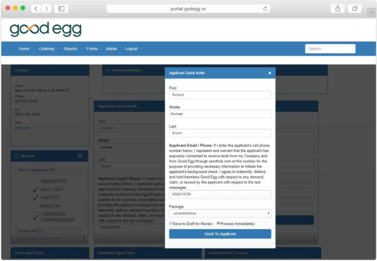 Interface Good Egg: fonctionnalités, prix, alternatives