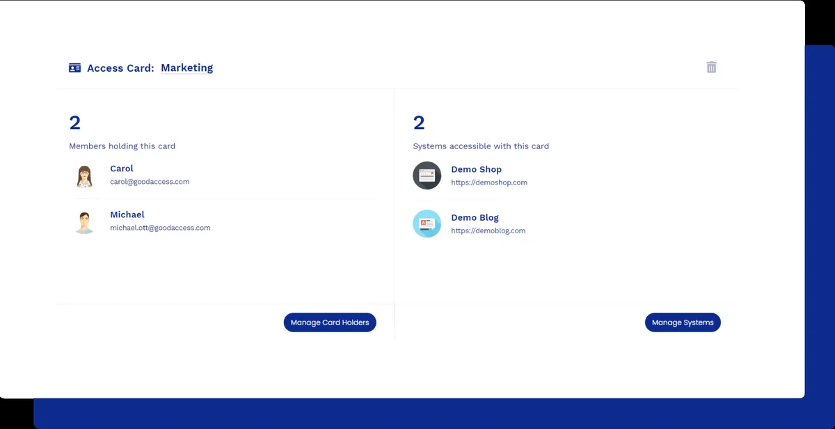 Interface GoodAccess: image, ergonomie, alternatives Interface GoodAccess: image, ergonomie, alternatives