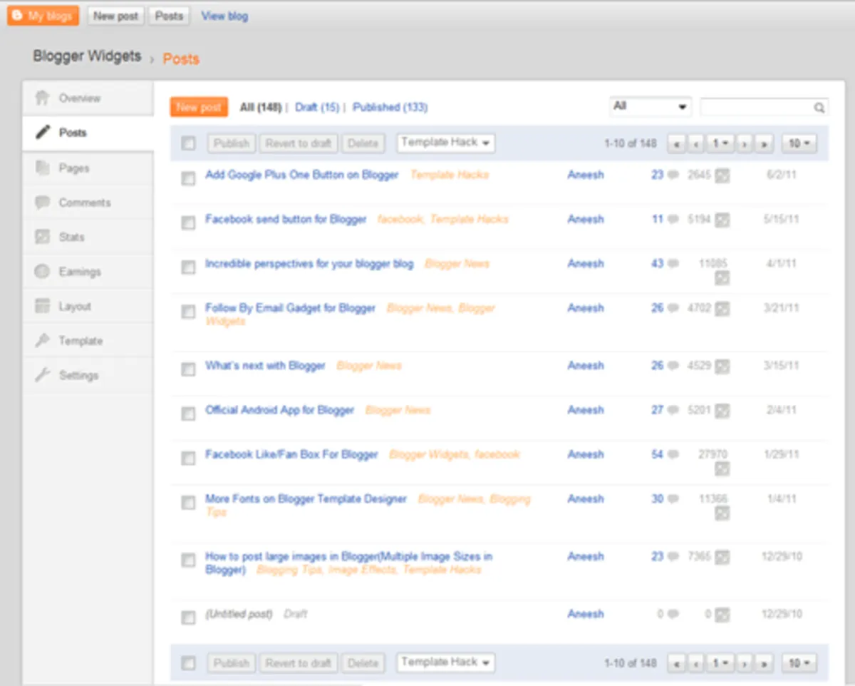 Notre avis sur Google Blogger : un logiciel CMS à découvrir